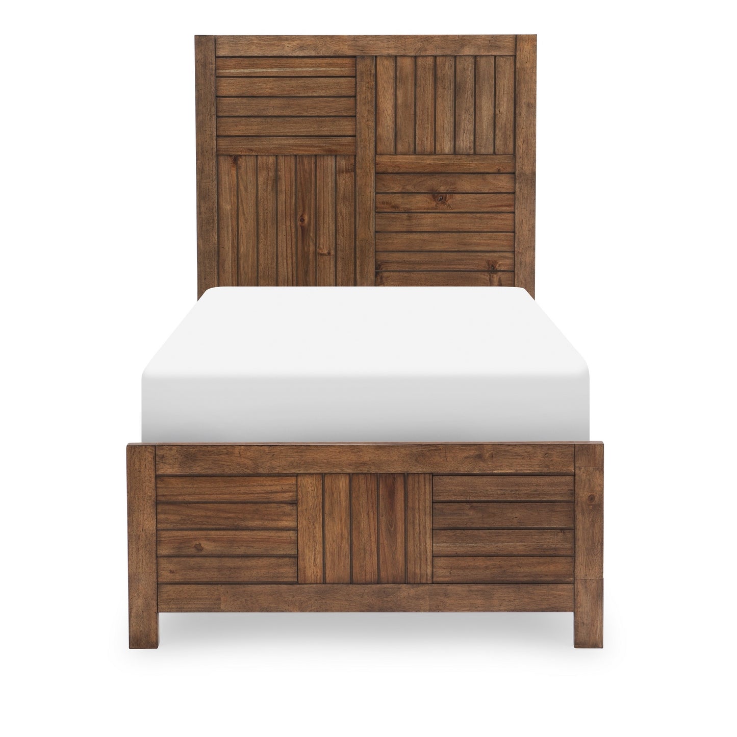 Summer Camp Twin Panel Bed - Brown