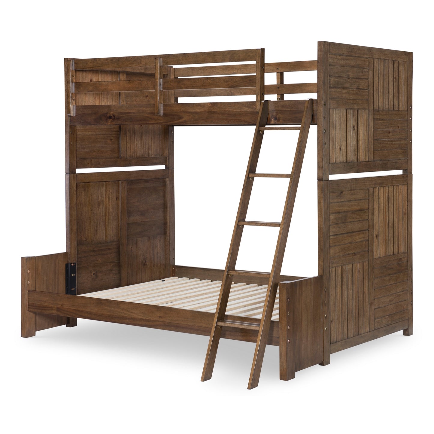 Summer Camp Twin Over Full Bunk Bed - Brown