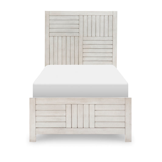Summer Camp Twin Panel Bed - Stone Path Gray