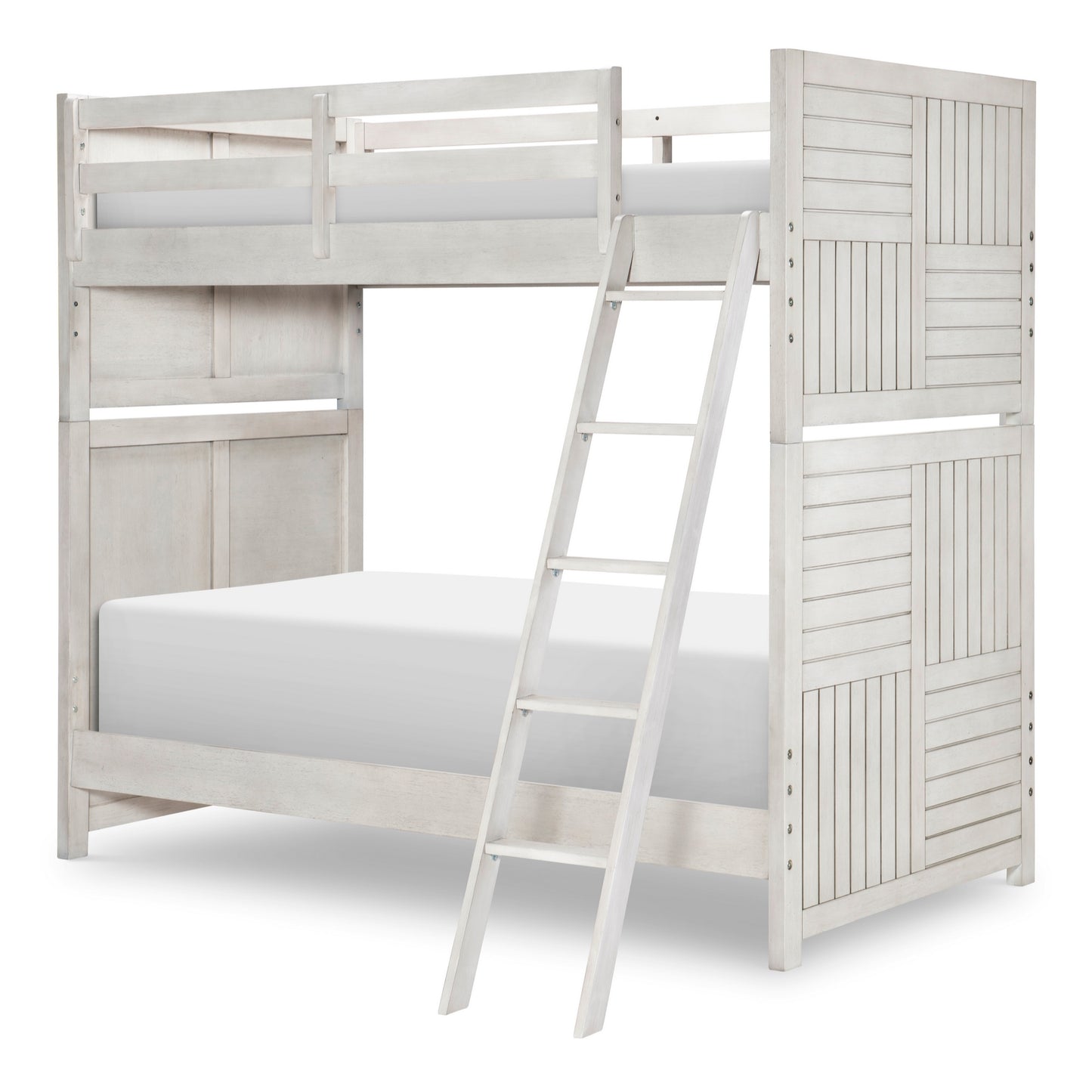 Summer Camp Twin Over Twin Bunk Bed - Stone Path Gray