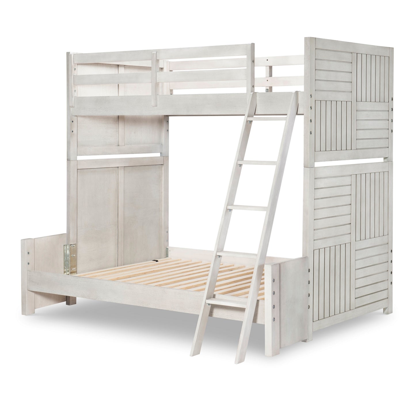 Summer Camp Twin Over Full Bunk Bed - Stone Path Gray