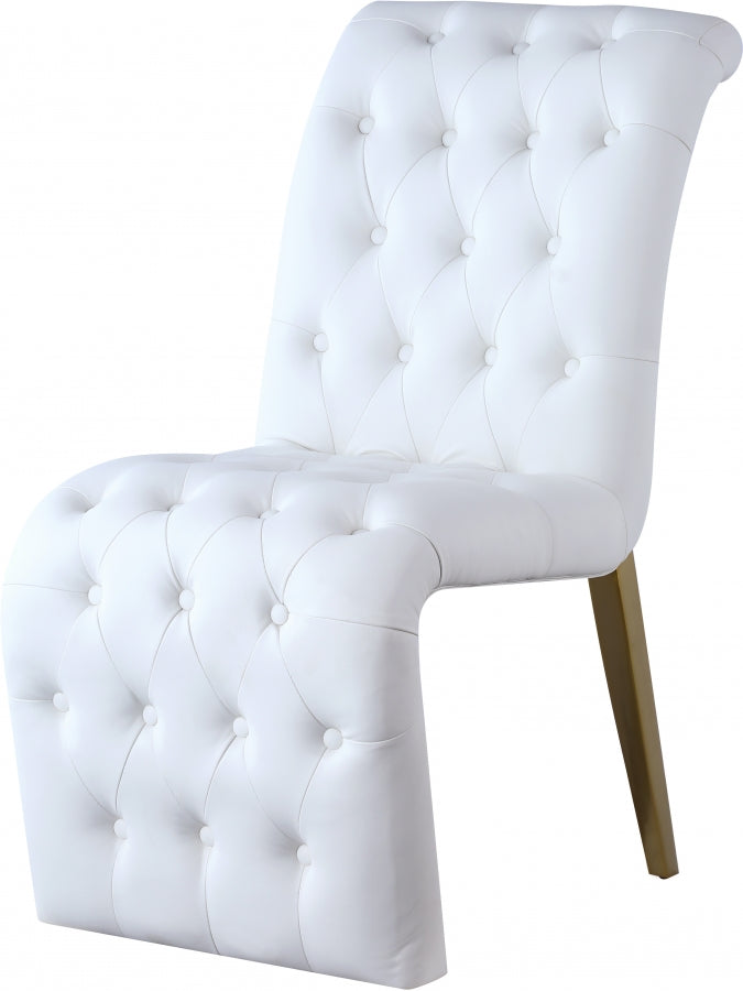 Curve Faux Leather Dining Chair