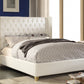 Soho White Bonded Leather Bed - King