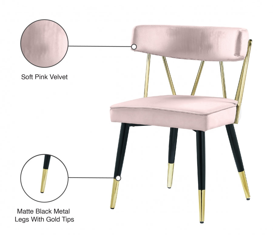 Rheingold Velvet Dining Chair