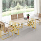 Pierre Gold Dining Table