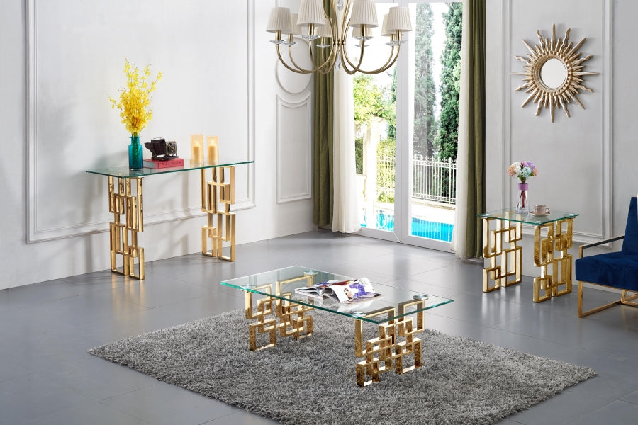 Pierre Gold End Table