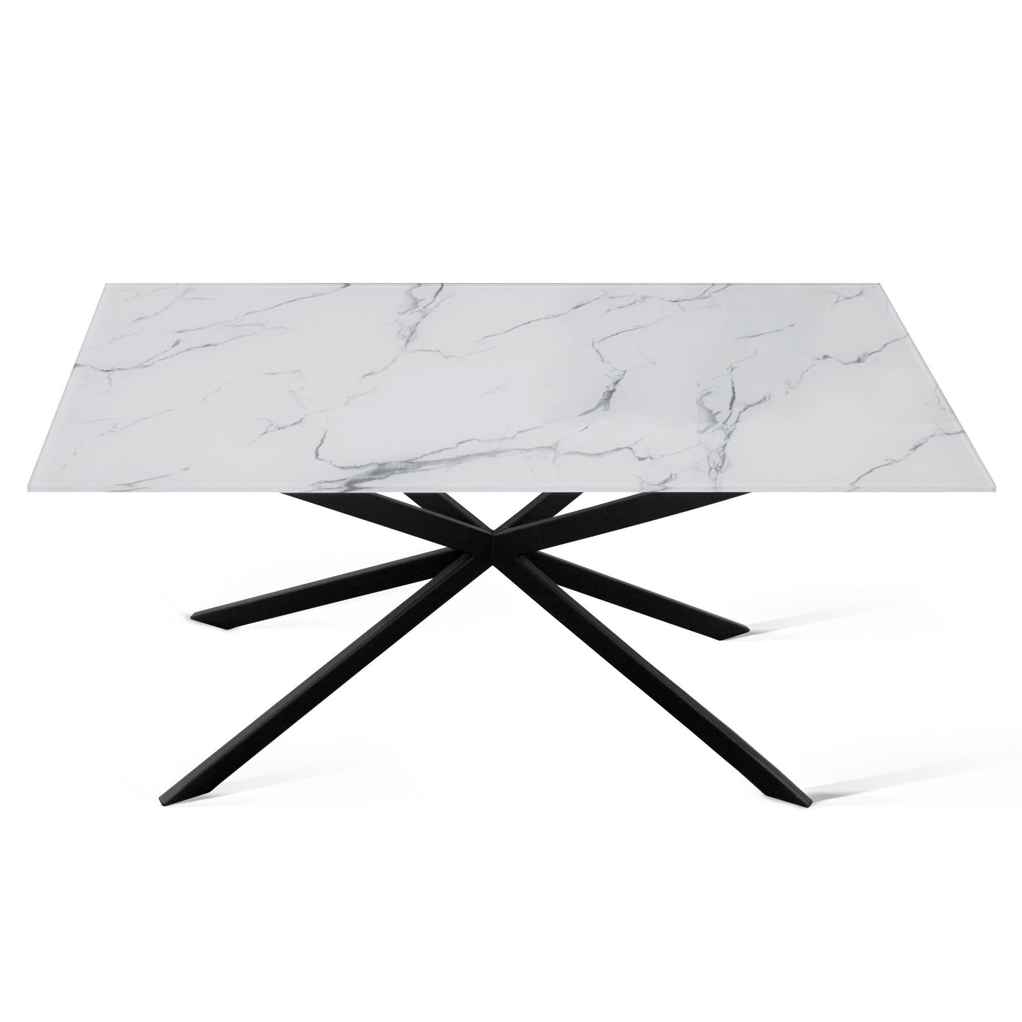 MARBLE PRINT - GLASS TOP