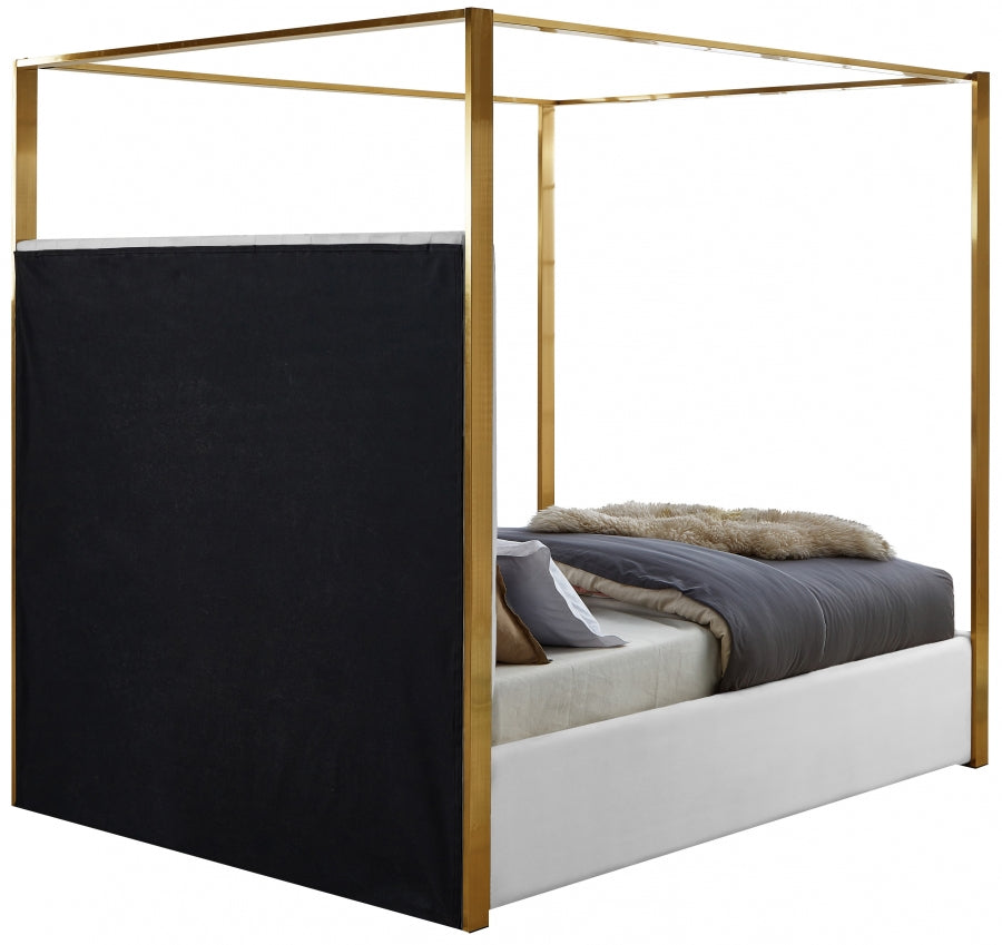 Jones Faux Leather Bed - King