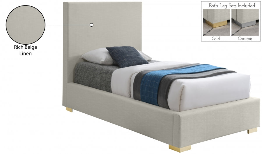 Crosby Linen Bed - Twin