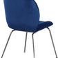 Paris Velvet Dining Chair - Chrome Base