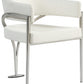 Madelyn Faux Leather Dining Chair - Chrome Base