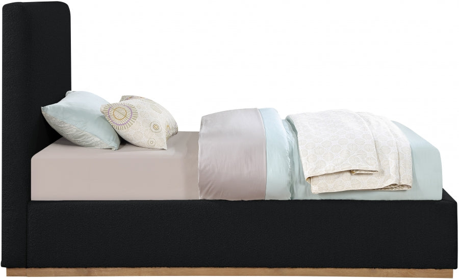 Monaco Boucle Fabric Bed - Twin