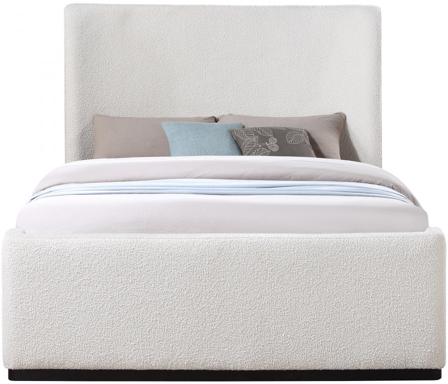 Oliver Boucle Fabric Bed - Queen