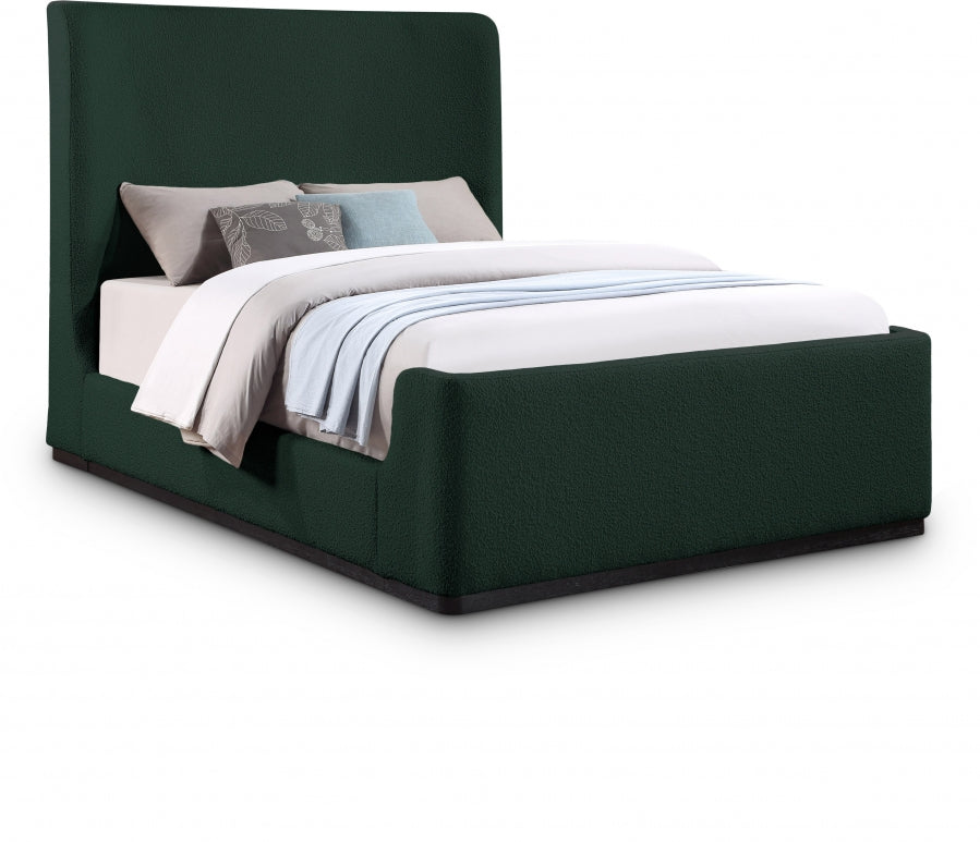 Oliver Boucle Fabric Bed - Full