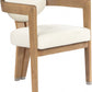 Carlyle Faux Leather Dining Chair - Natural Base
