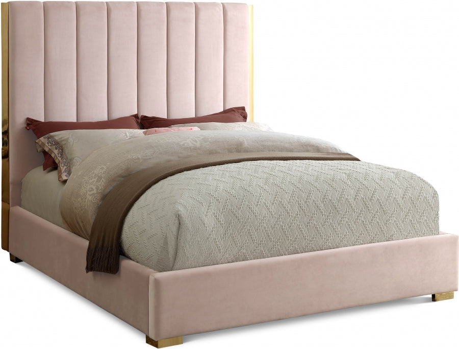 Becca Velvet Bed - Full