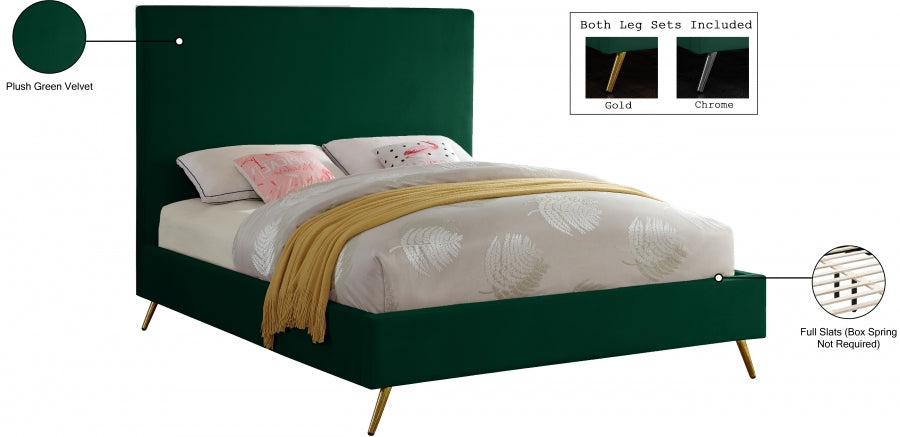 Jasmine Velvet King Bed