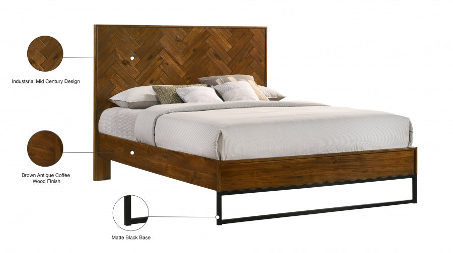 Reed Wood Bed - King