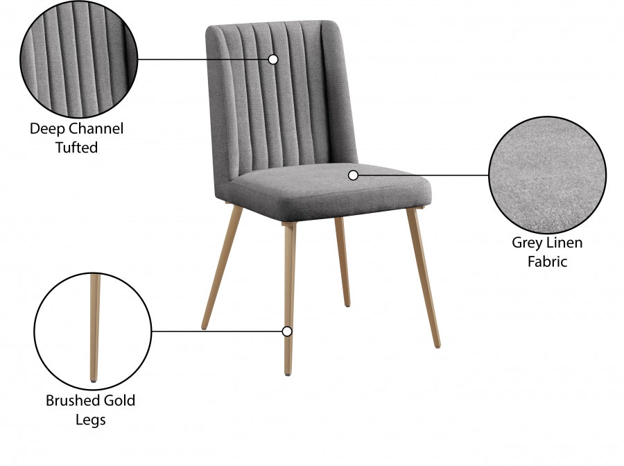 Eleanor Linen Textured Dining Chair