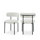 Beacon Boucle Fabric Dining Chair