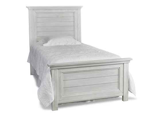 Lucca Twin Bed - Sea Shell White