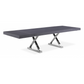 Excel Extendable 2 Leaf Dining Table - Chrome Base