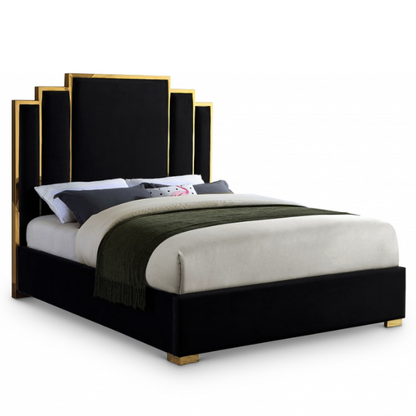 Hugo Velvet Bed - Queen