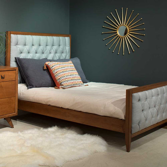 Skylar Bed with Tufted Panels