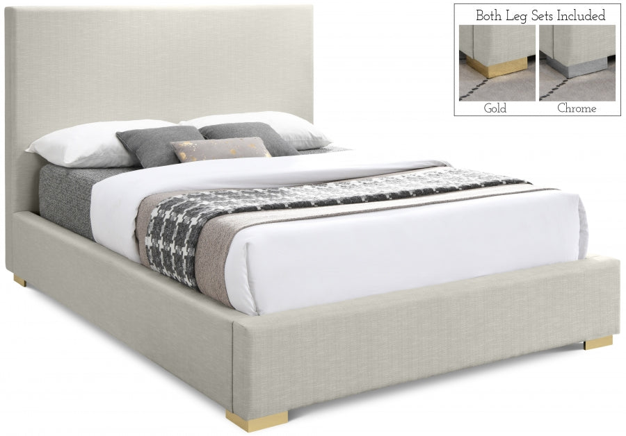 Crosby Linen Bed - Queen