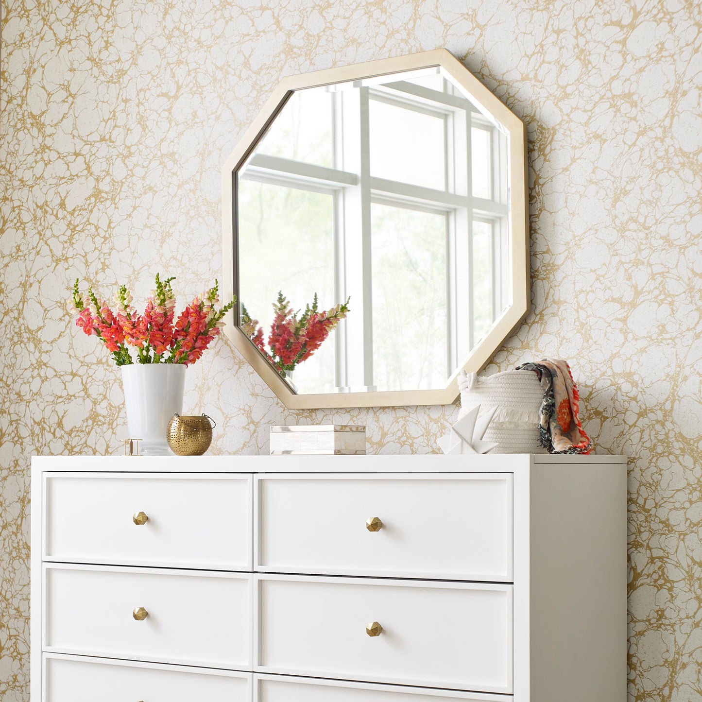 Chelsea by Rachael Ray Mirror - Gold