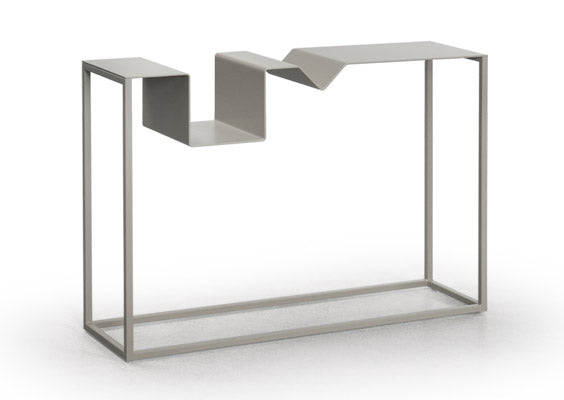 Zigzag console table